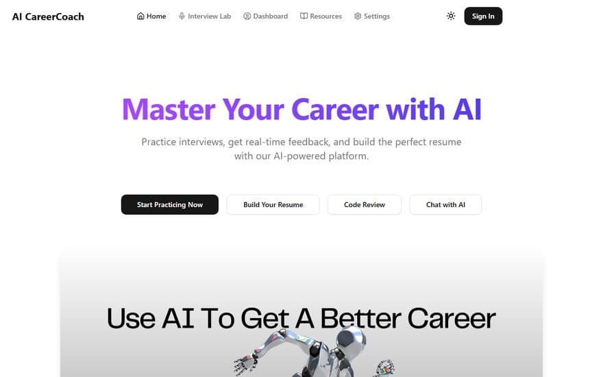 AI Career Coach — Mock interviews with real-time feedback